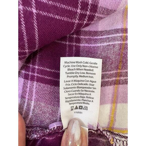 Purple Plaid Shirt Alt ASO Bella Swan Twilight Eclipse XXL - Picture 12 of 13